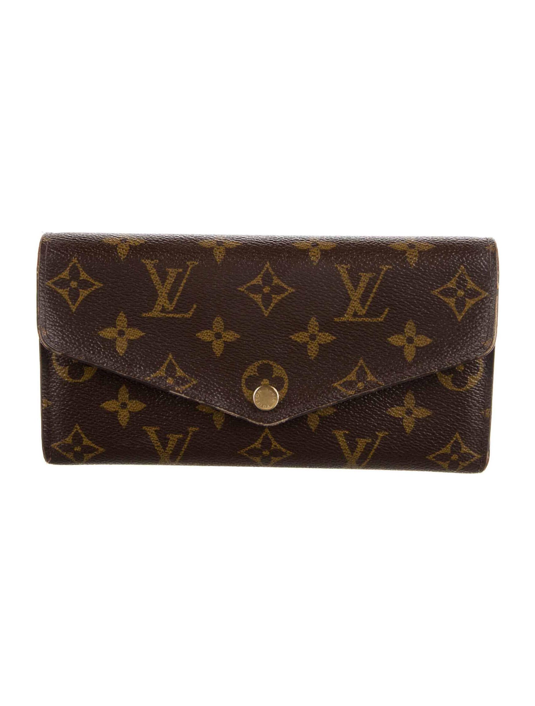 Louis Vuitton 2017 Monogram Pattern Sarah Wallet