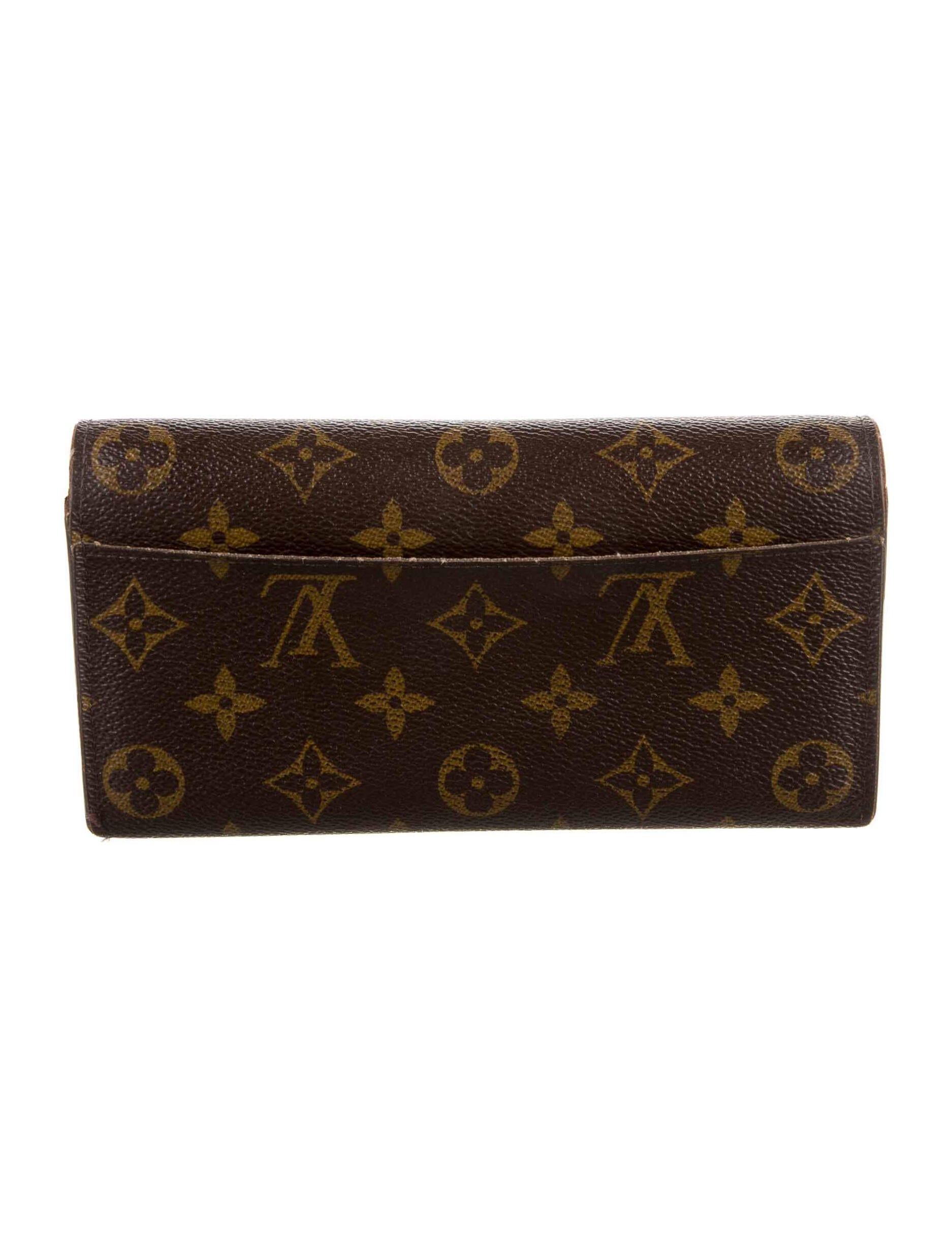Louis Vuitton 2017 Monogram Pattern Sarah Wallet