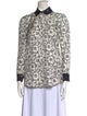 Louis Vuitton 2013 Floral Button-Up Top