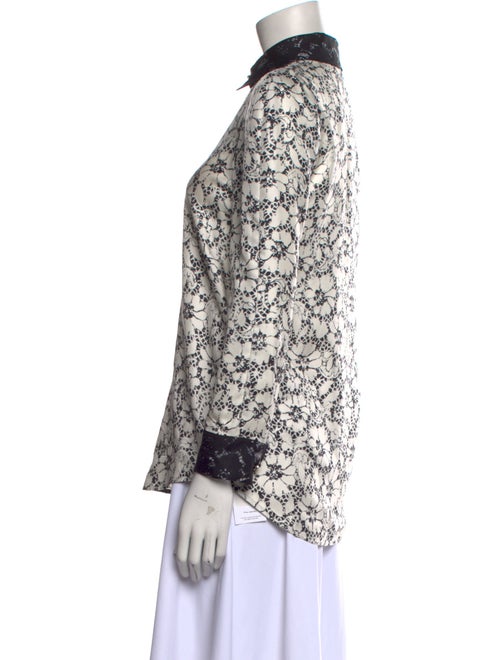 Louis Vuitton 2013 Floral Button-Up Top