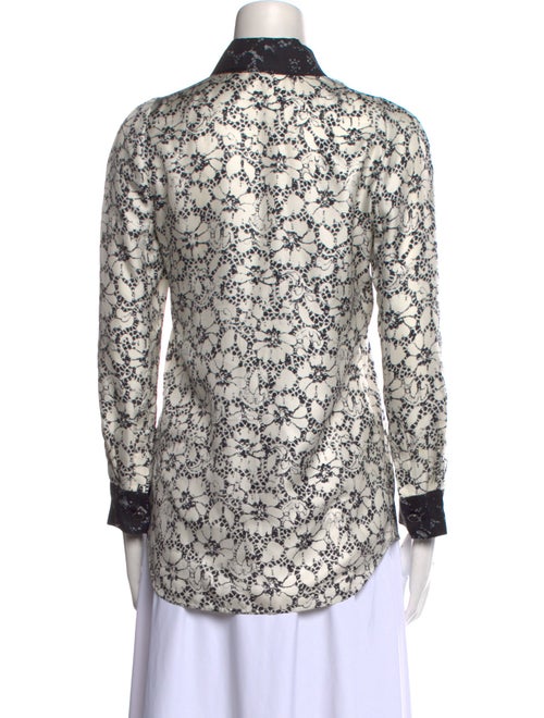 Louis Vuitton 2013 Floral Button-Up Top