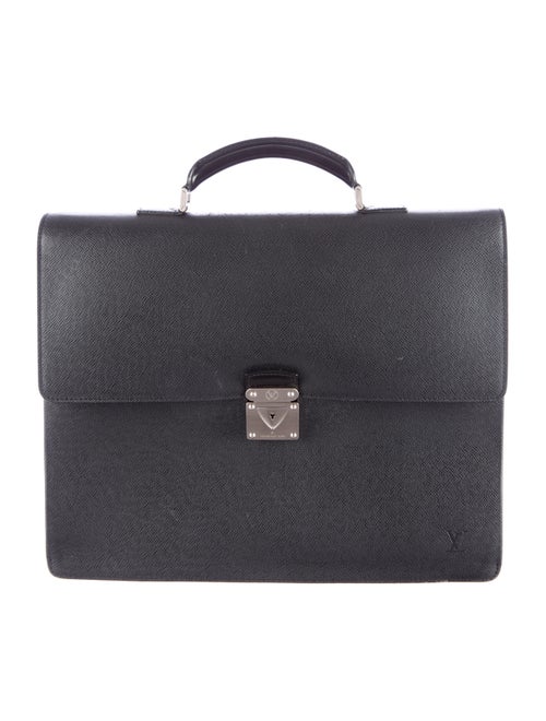 Louis Vuitton Taiga Robusto Briefcase black