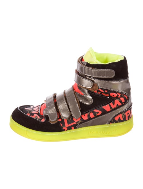 Louis Vuitton Graffiti High-Top Sneakers