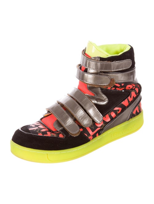 Louis Vuitton Graffiti High-Top Sneakers