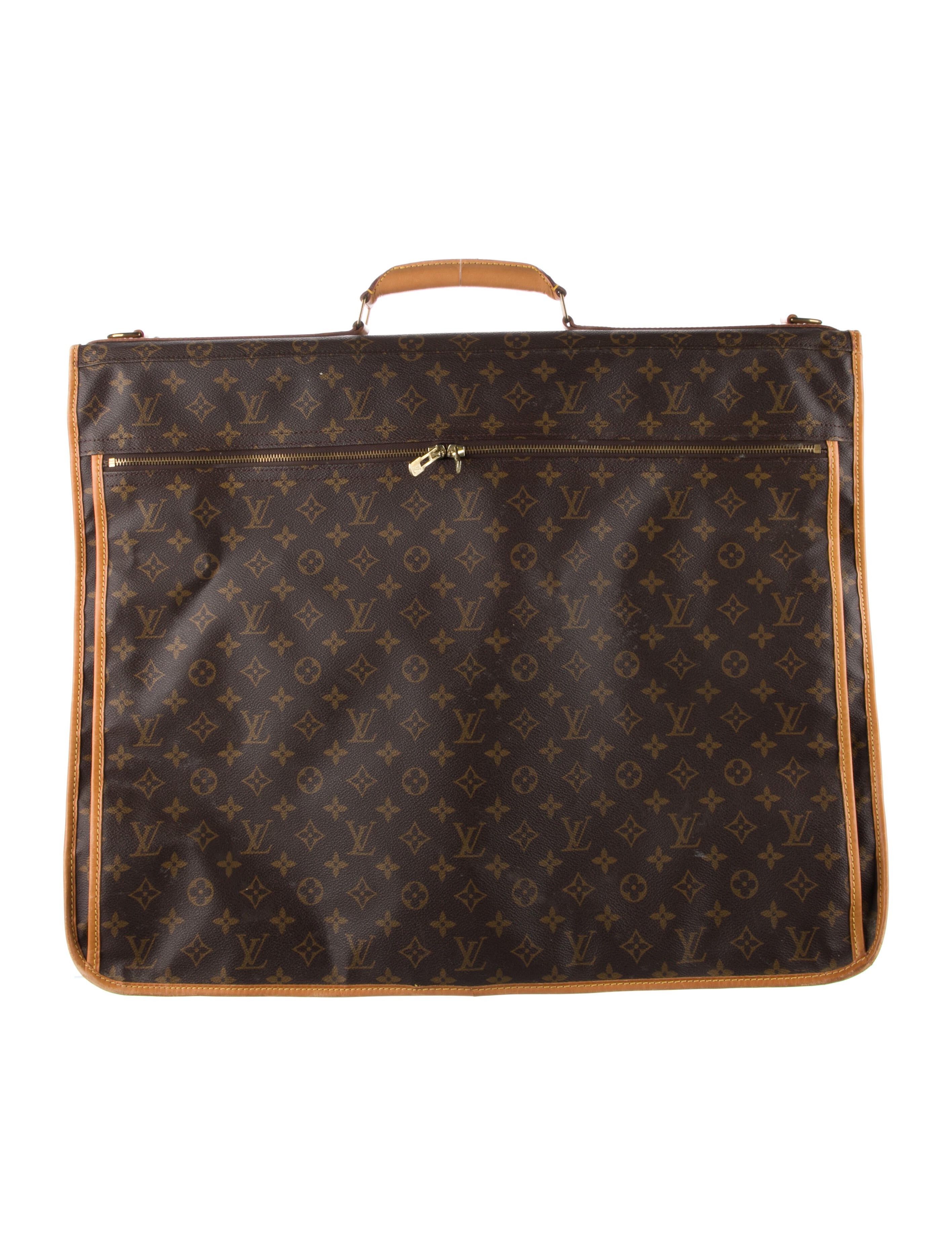 Louis Vuitton Vintage Monogram Garment Bag Brown Garment Covers, Bags LOU742650 The RealReal