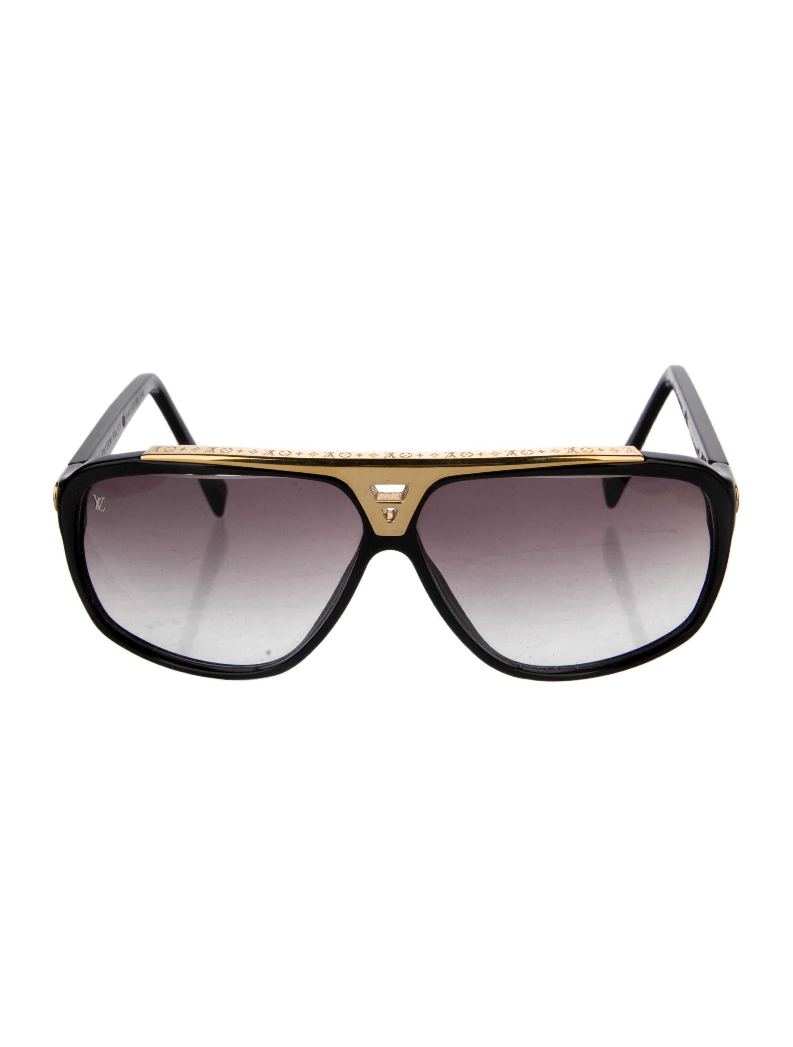 Louis Vuitton Aviator Gradient Sunglasses Black Sunglasses