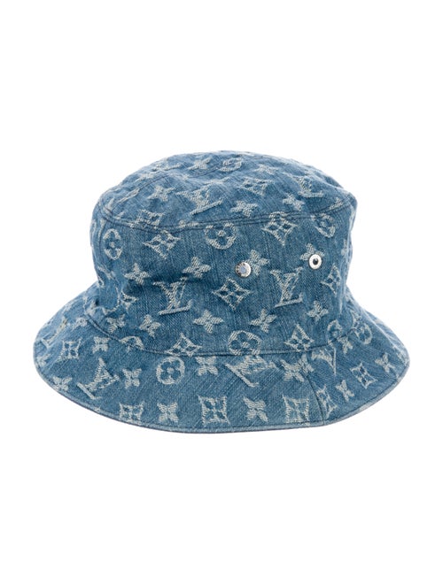 Louis Vuitton 2021 Denim Monogram Essential Reversible Bucket Hat