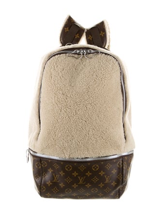 Louis Vuitton X Marc Newson Shearling Monogram Backpack