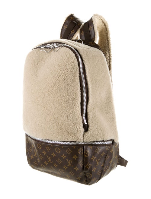 Louis Vuitton X Marc Newson Shearling Monogram Backpack