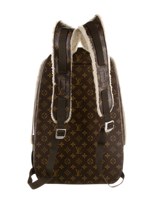 Louis Vuitton X Marc Newson Shearling Monogram Backpack