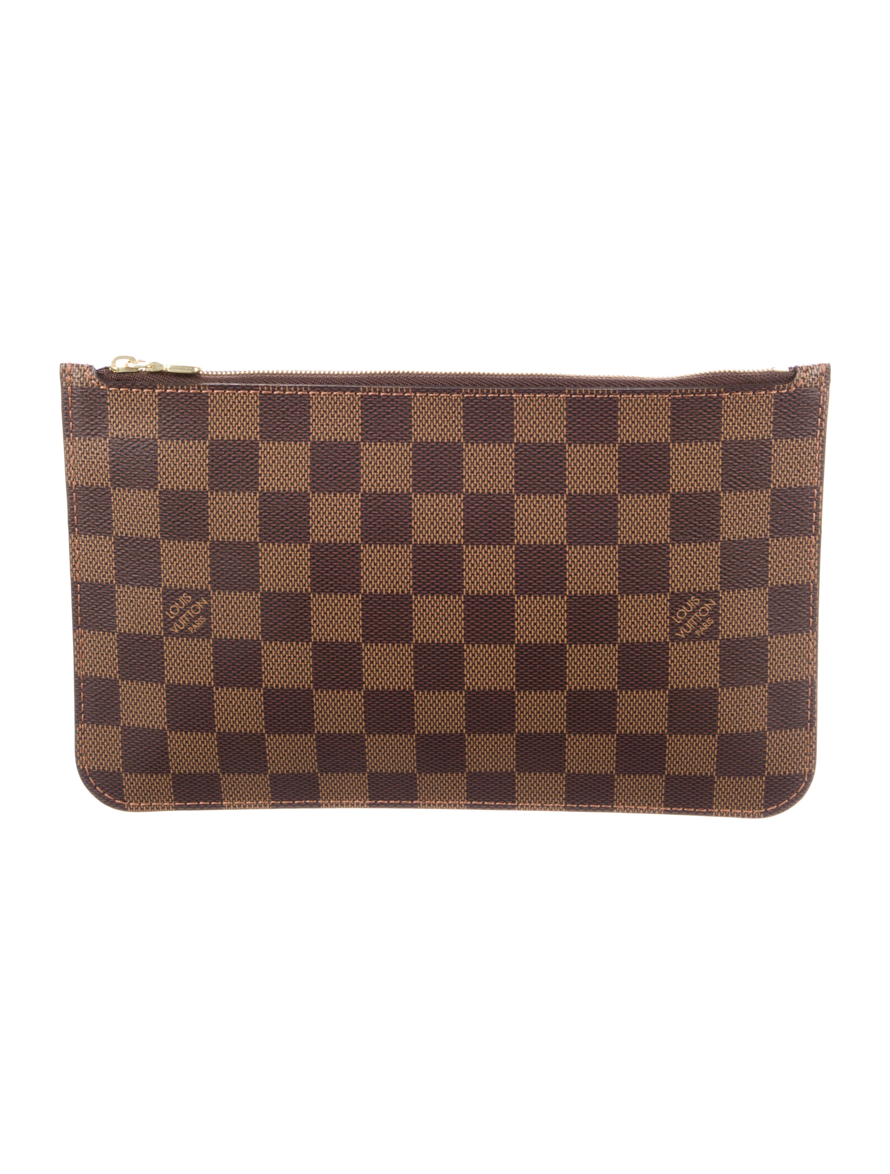 Louis Vuitton Damier Ebene Neverfull Pouch