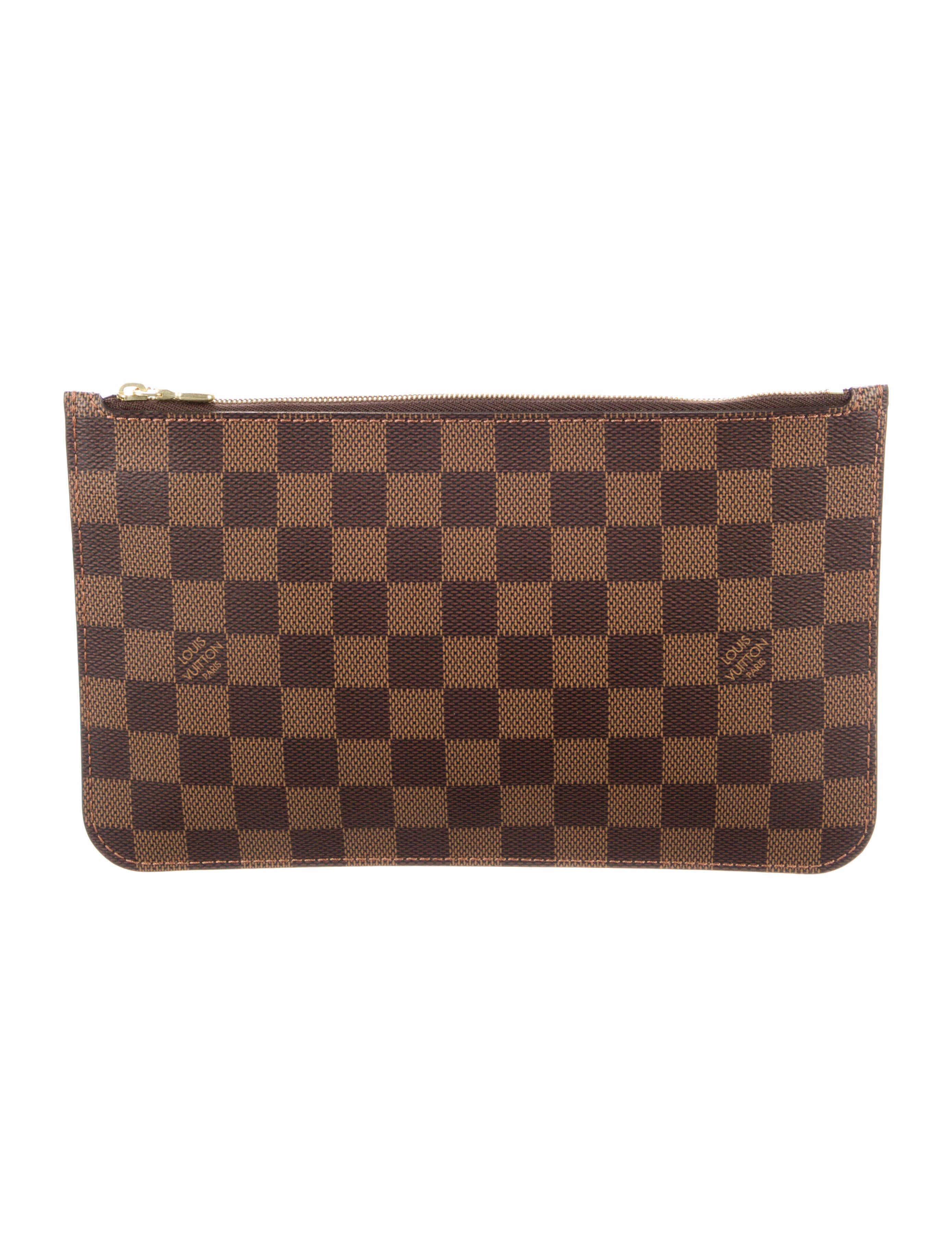 Louis Vuitton Damier Ebene Neverfull Pouch