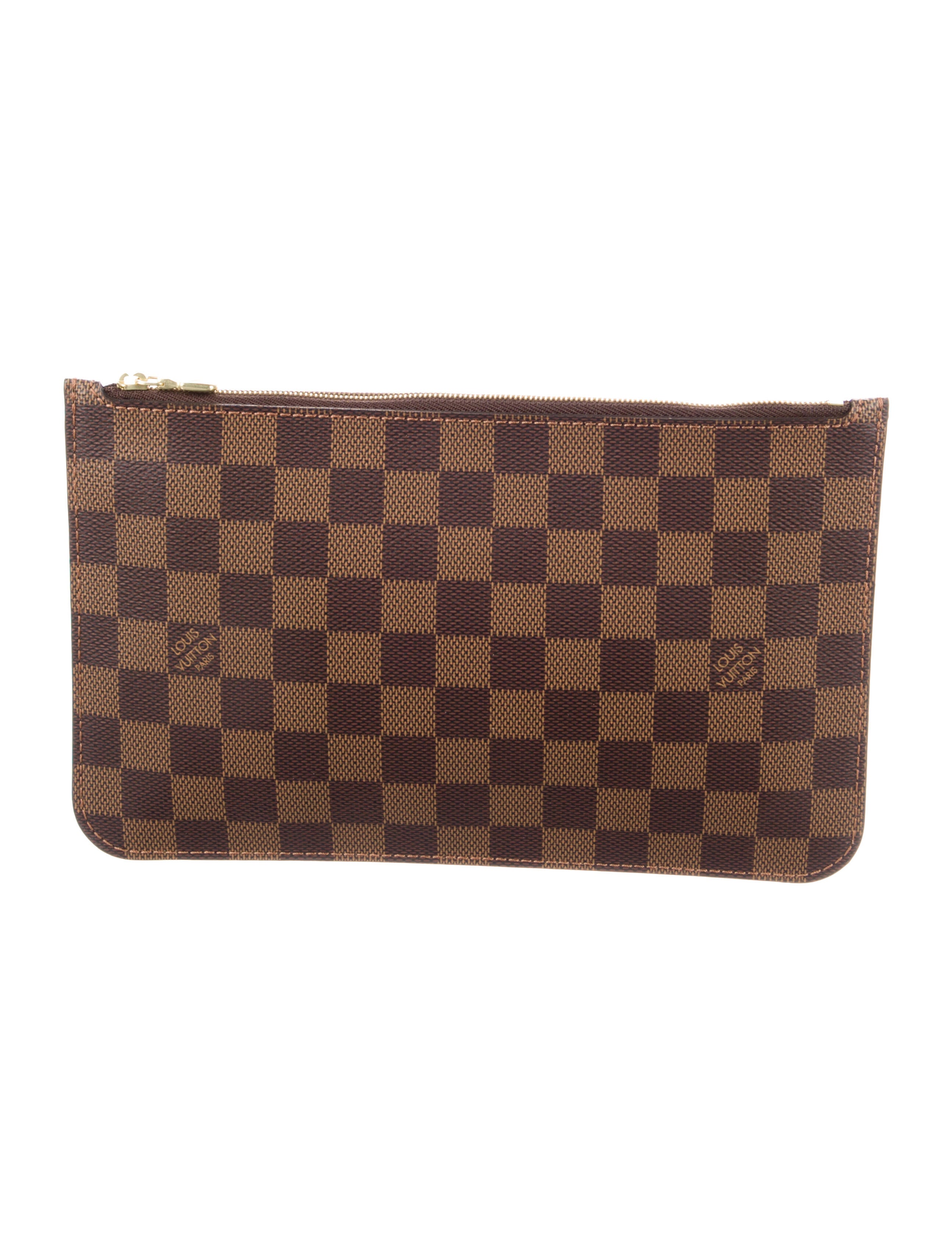 Louis Vuitton Damier Ebene Neverfull Pouch