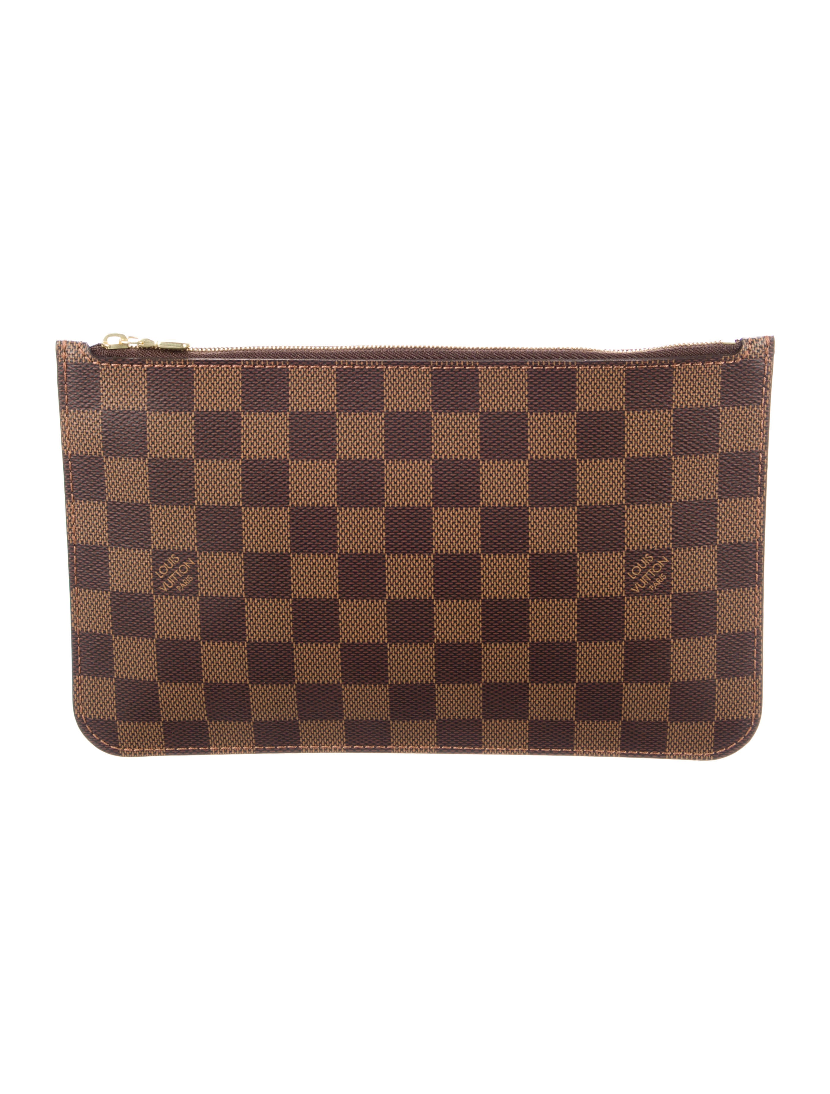 Louis Vuitton Damier Ebene Neverfull Pouch