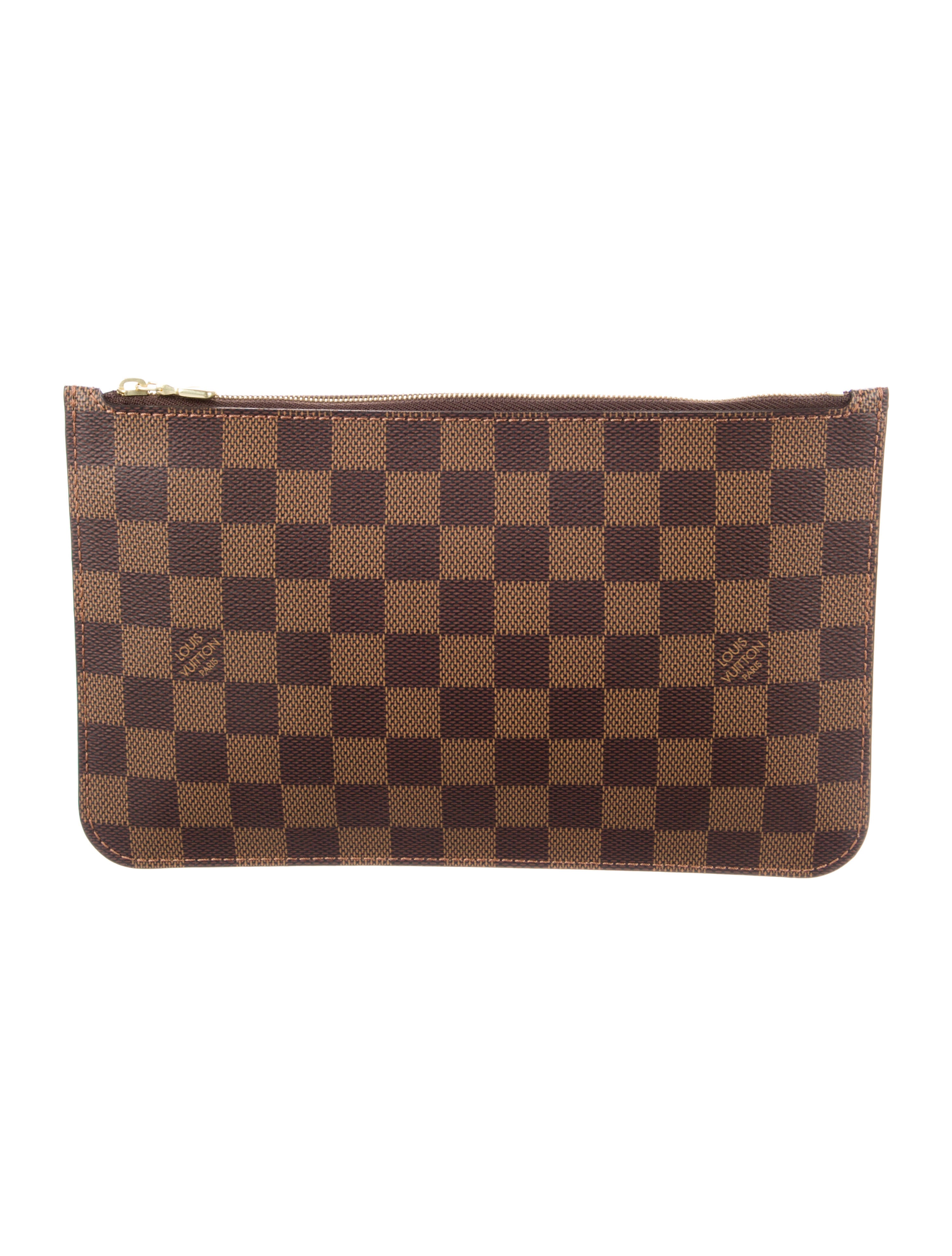 Louis Vuitton Damier Ebene Neverfull Pouch