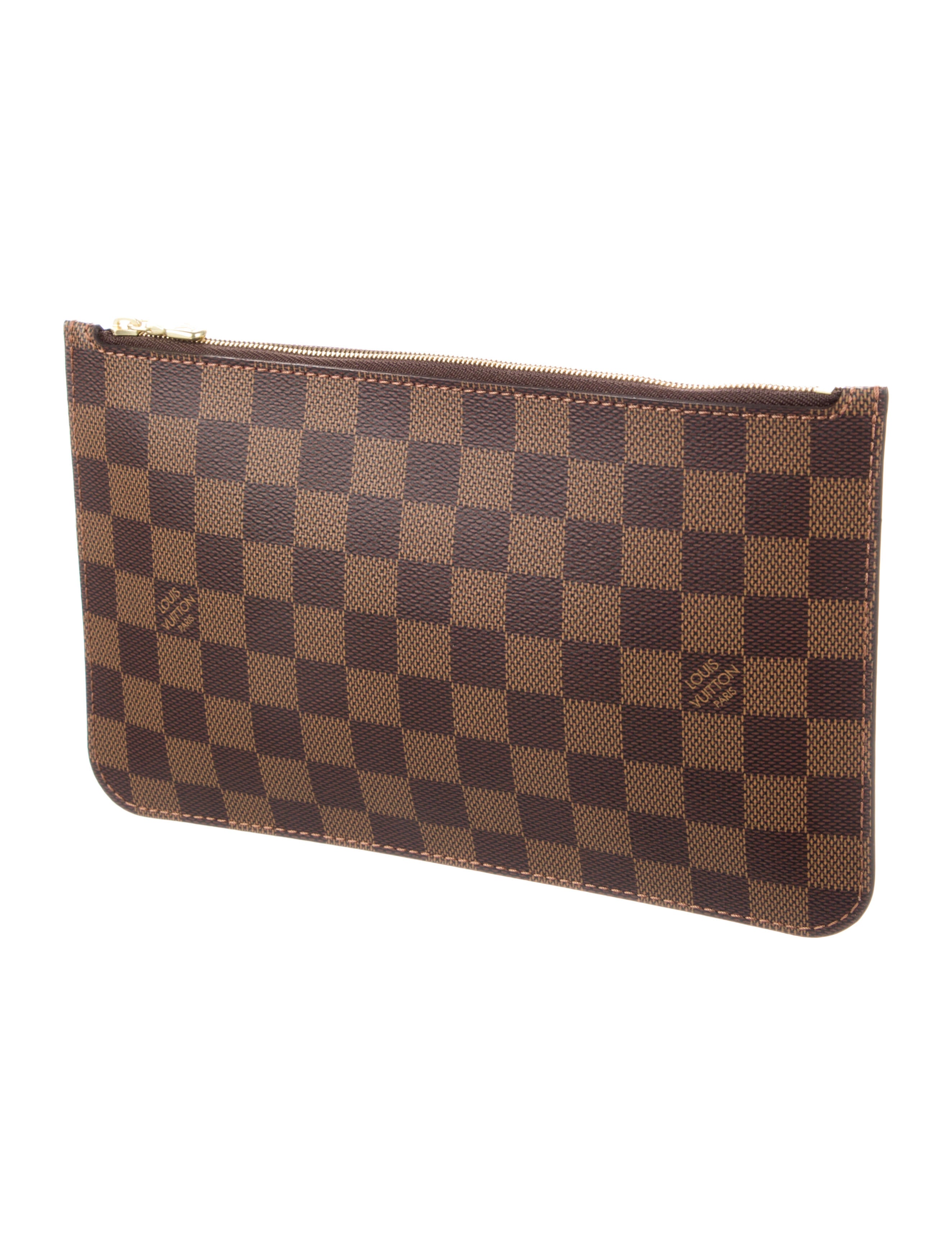 Louis Vuitton Damier Ebene Neverfull Pouch