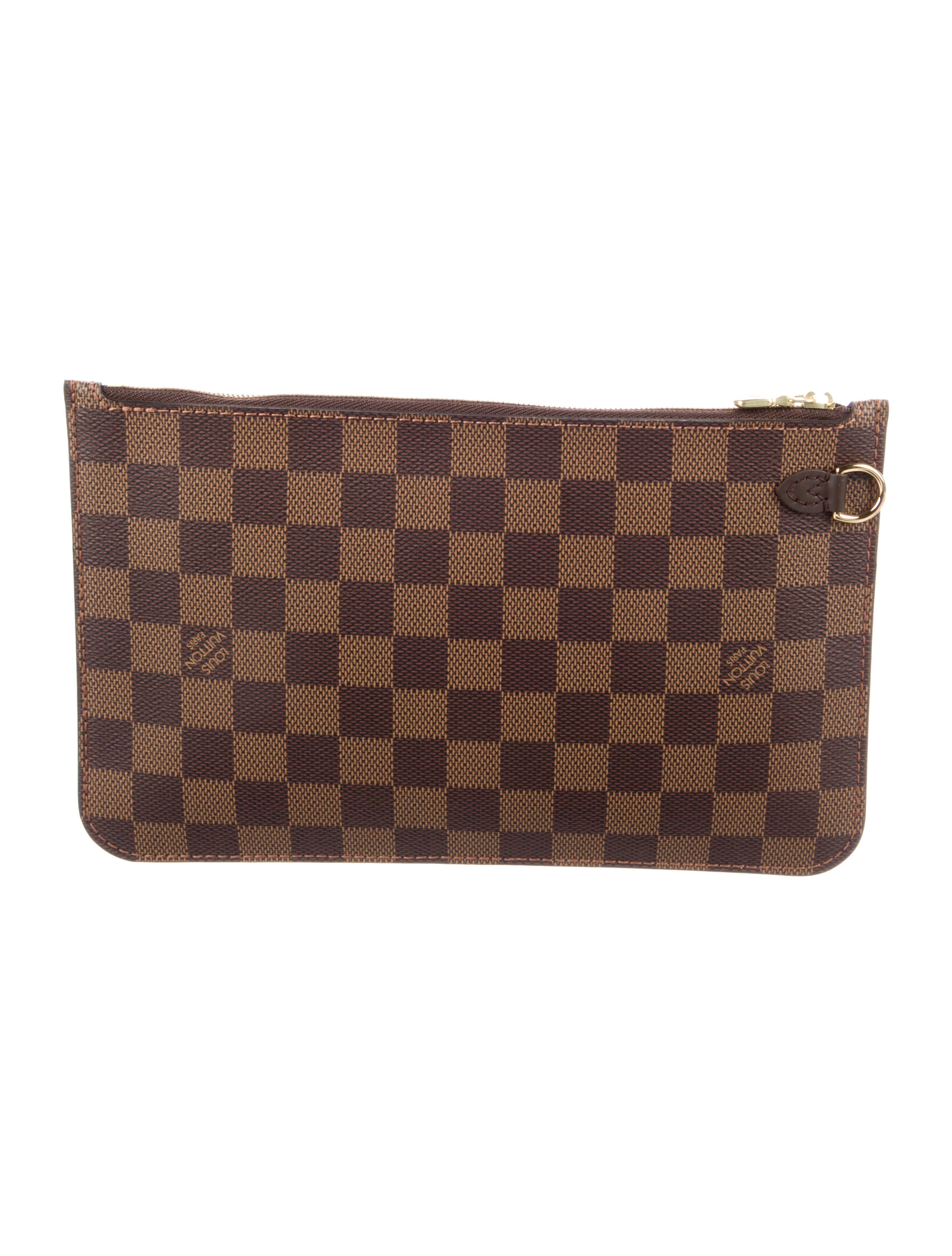 Louis Vuitton Damier Ebene Neverfull Pouch
