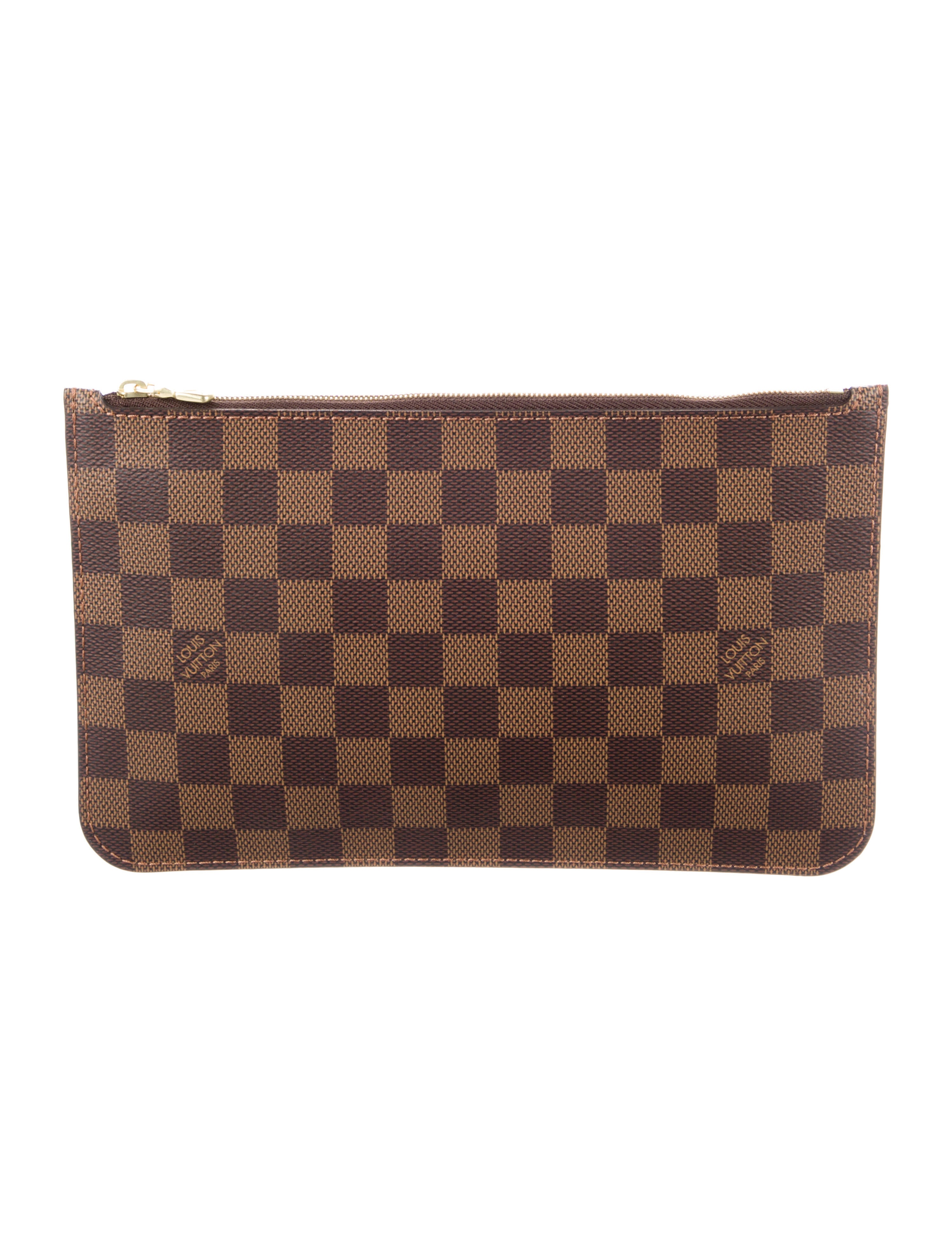 Louis Vuitton Damier Ebene Neverfull Pouch