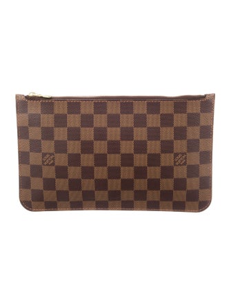 Louis Vuitton Damier Ebene Neverfull Pouch