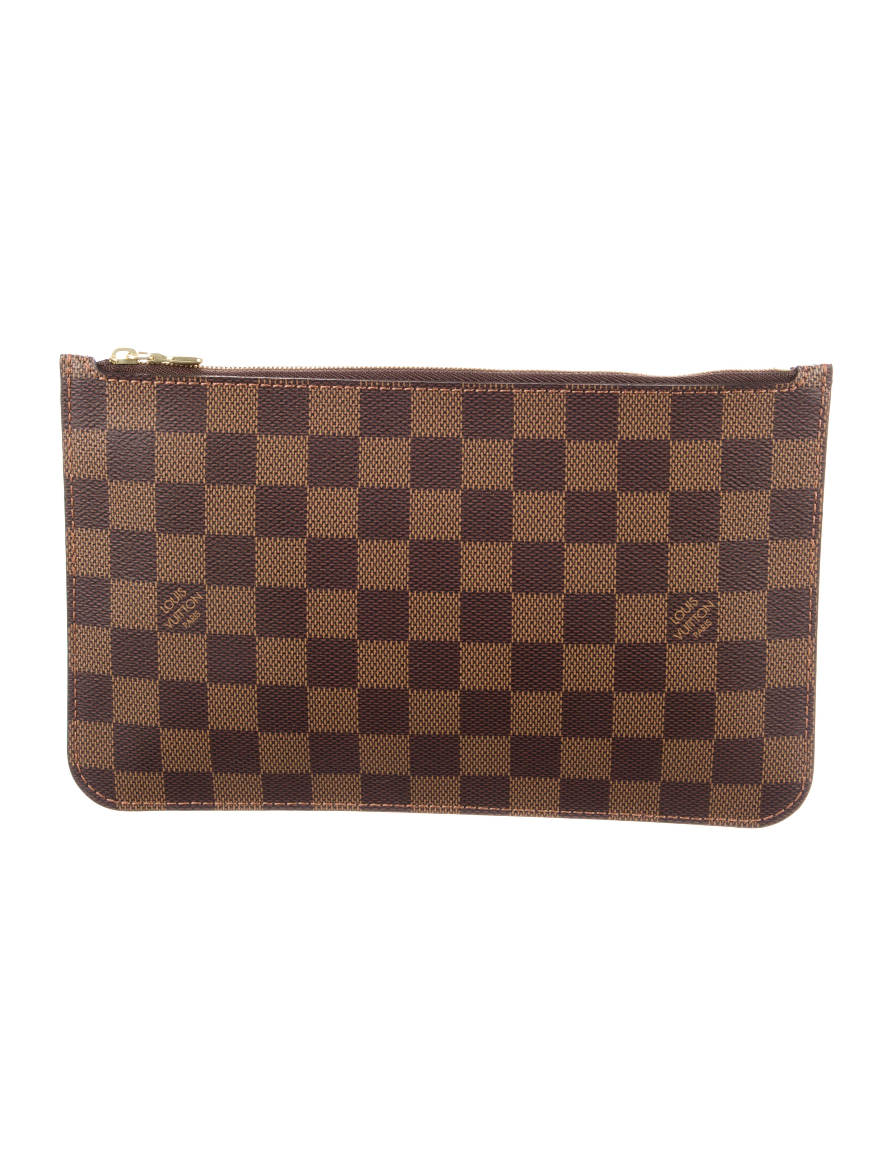 Louis Vuitton Damier Ebene Neverfull Pouch