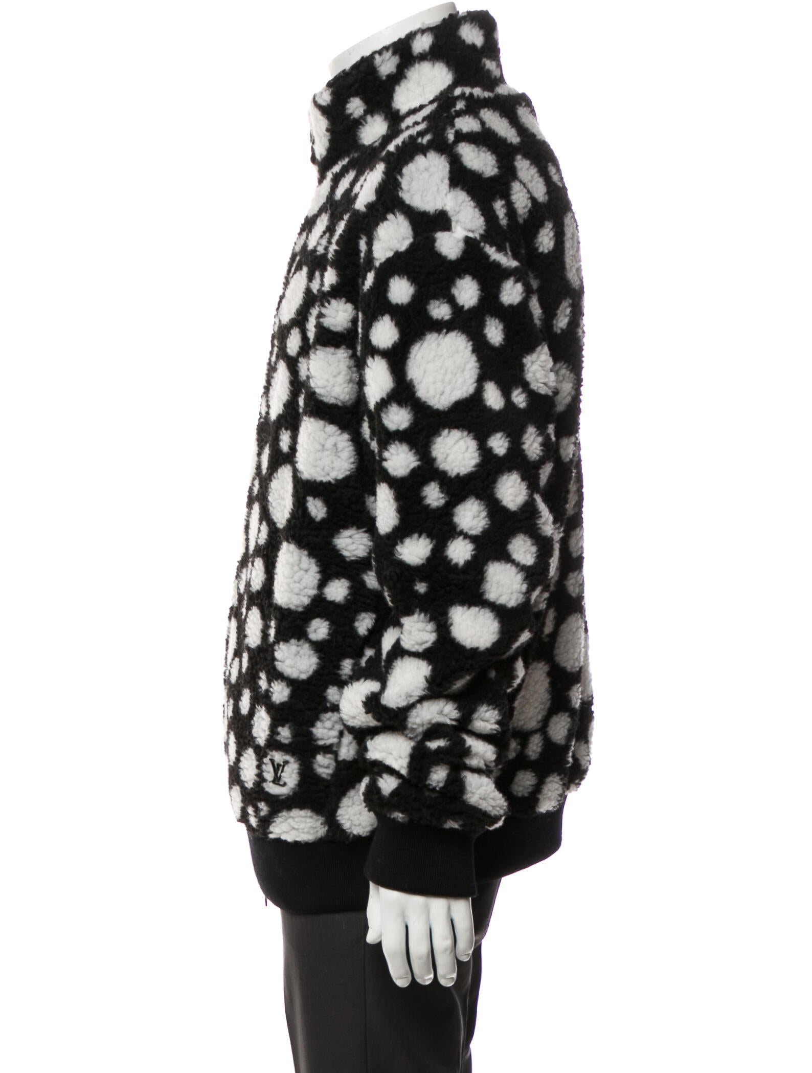 Louis Vuitton 2023 x Yayoi Kusama Bomber Jacket Black Outerwear