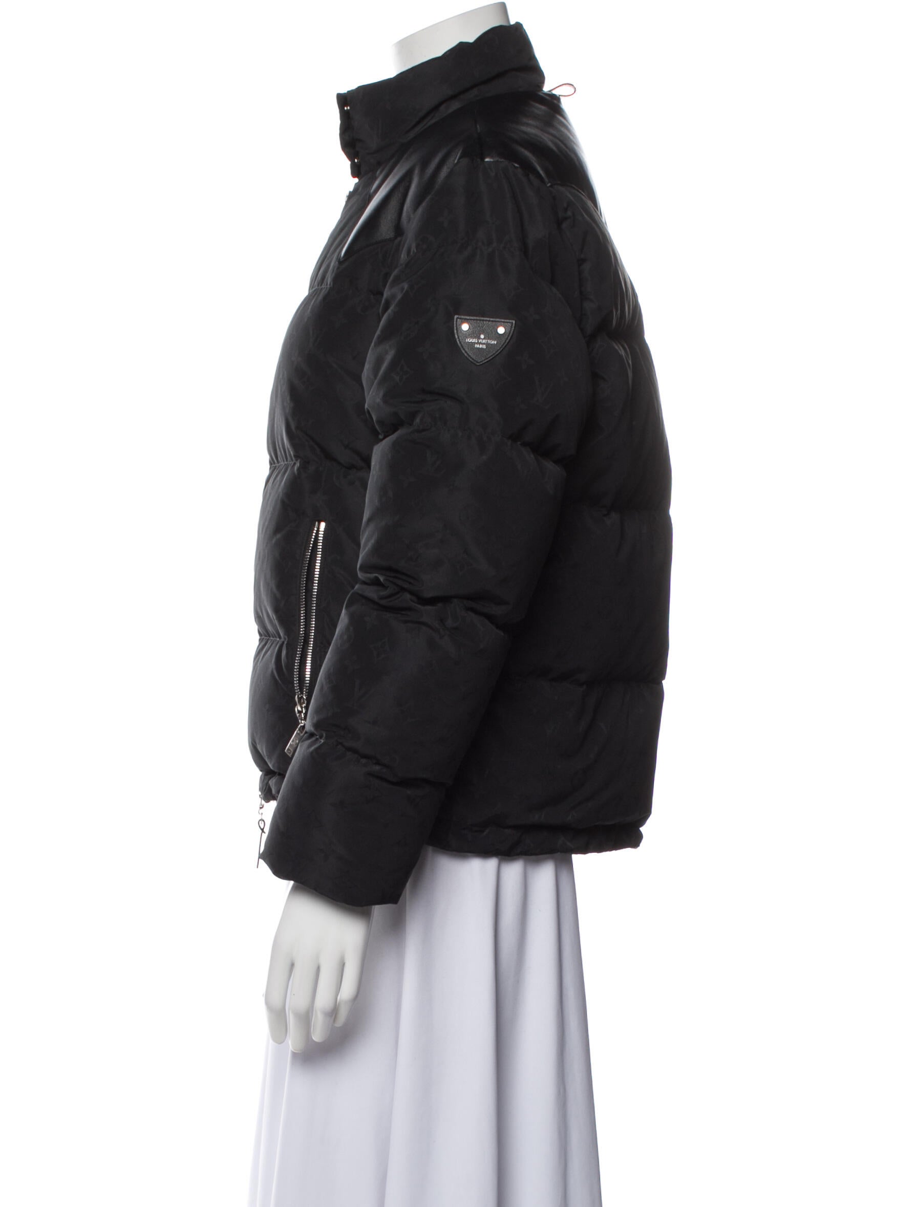 Louis Vuitton 2019 Monogram Puffer Bomber Jacket