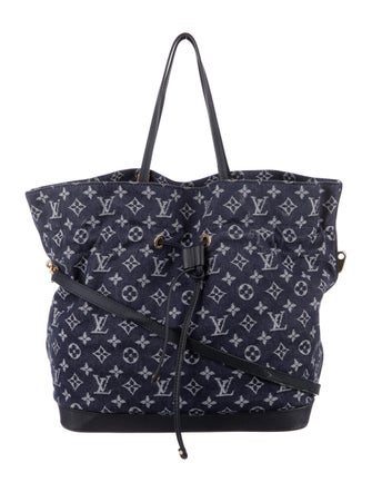 Louis Vuitton 2021 Monogram Denim Noefull MM