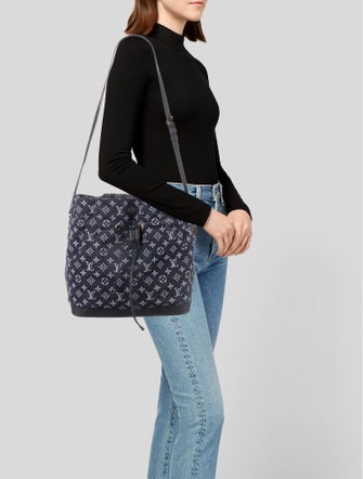 Louis Vuitton 2021 Monogram Denim Noefull MM