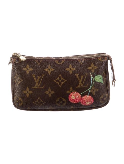 Louis Vuitton x Takashi Murakami Monogram Cerises Pochette Accessoires