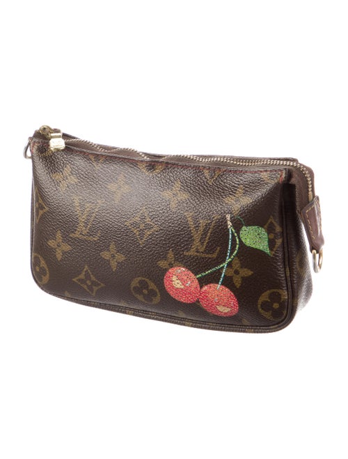 Louis Vuitton x Takashi Murakami Monogram Cerises Pochette Accessoires