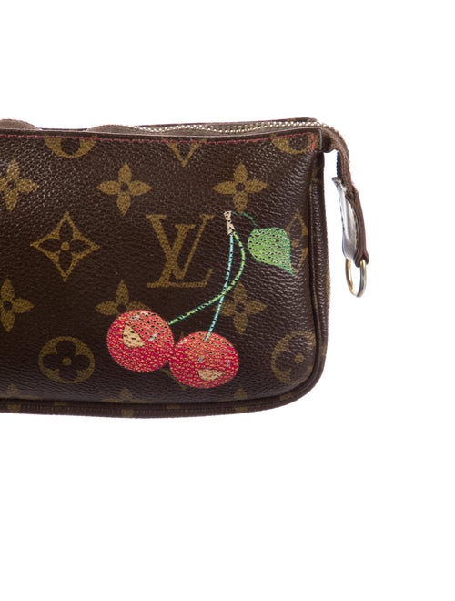 Louis Vuitton x Takashi Murakami Monogram Cerises Pochette Accessoires
