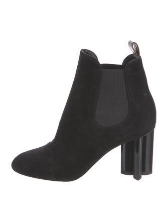Louis Vuitton Suede Chelsea Boots