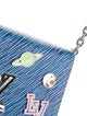 Louis Vuitton Epi Denim Twist Pins Chain Wallet
