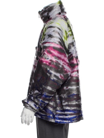 Louis Vuitton 2019 Tie-Dye Print Puffer Coat