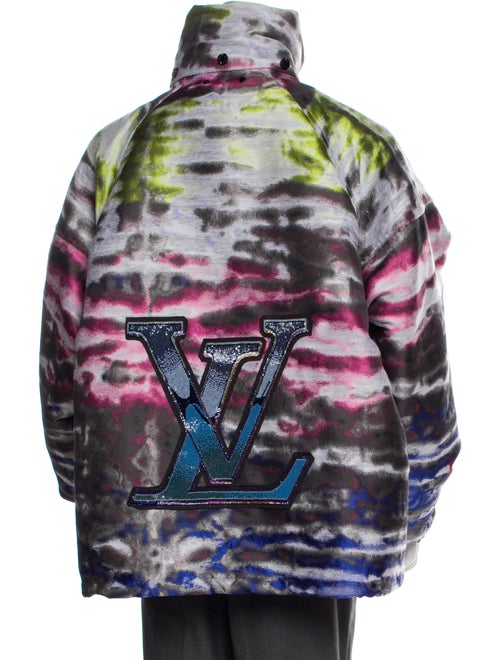 Louis Vuitton 2019 Tie-Dye Print Puffer Coat
