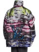 Louis Vuitton 2019 Tie-Dye Print Puffer Coat