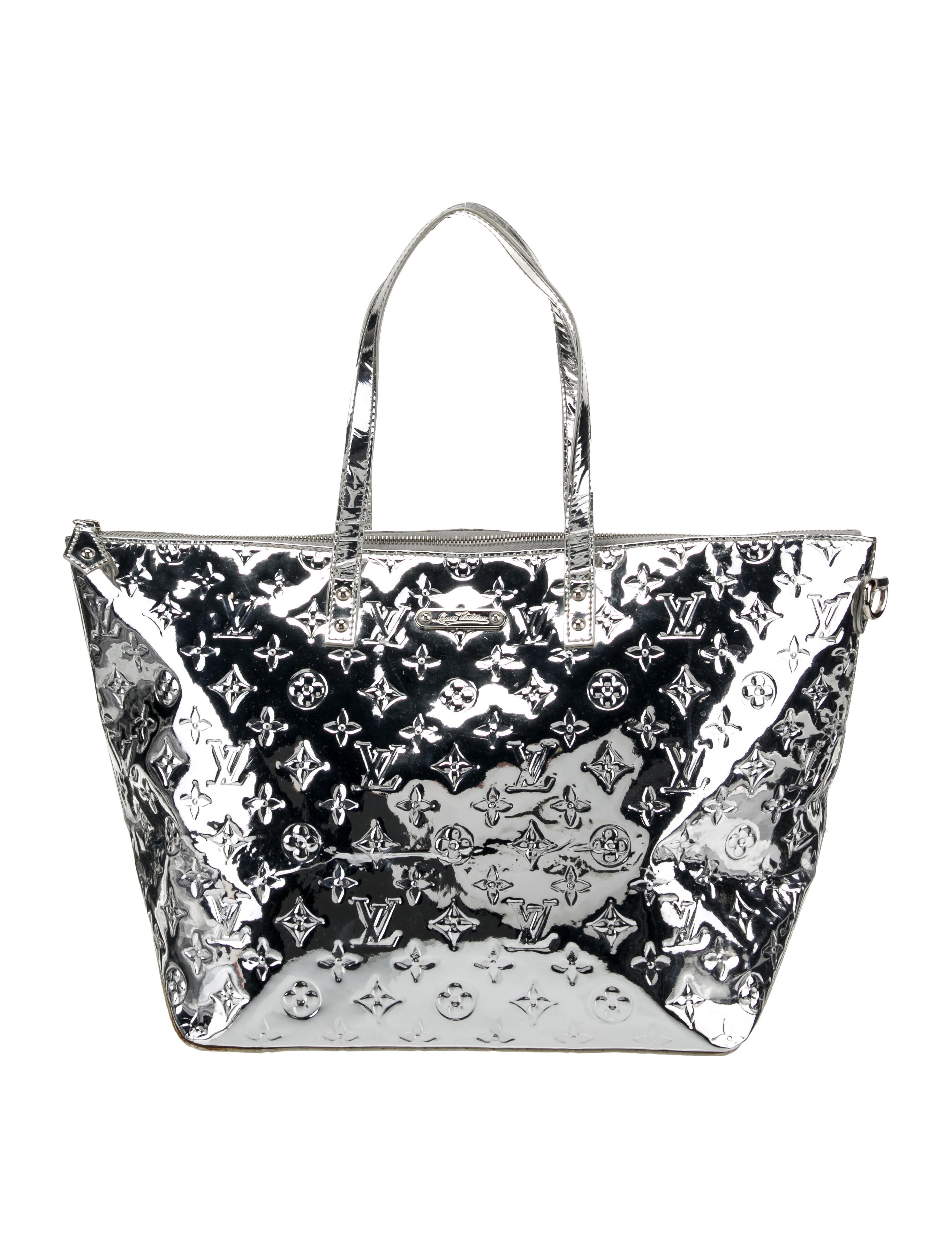 Louis Vuitton Monogram Miroir Bellevue GM - Silver Totes