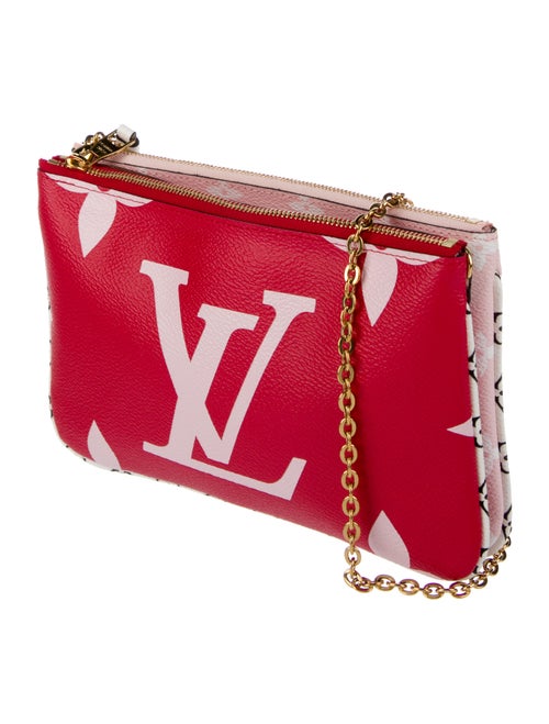 Louis Vuitton Monogram Giant Double Zip Pochette
