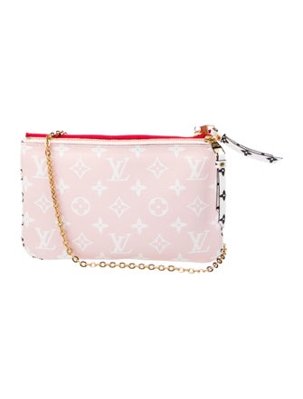 Louis Vuitton Monogram Giant Double Zip Pochette