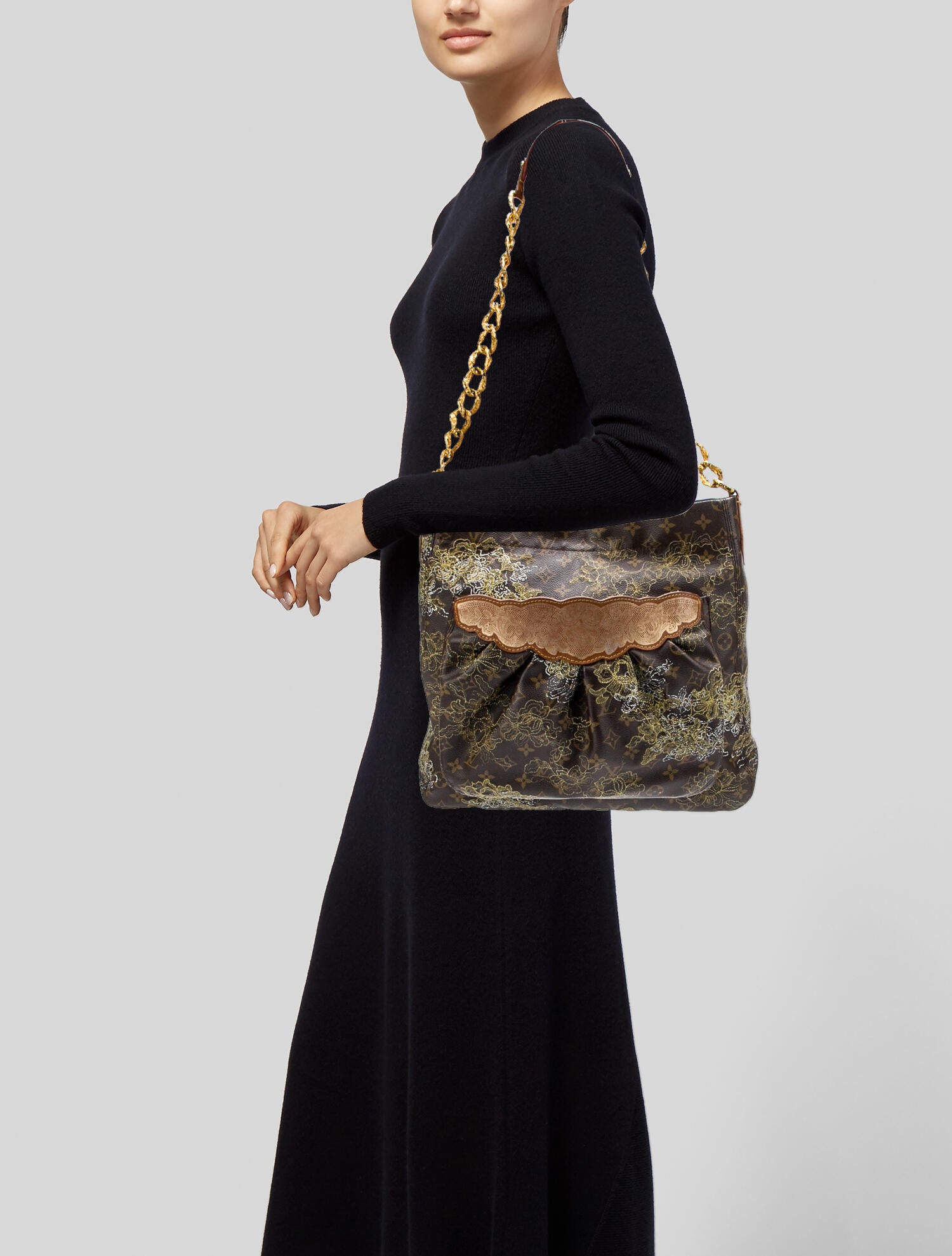 Louis Vuitton Monogram Dentelle Fersen Bag - Shoulder Bags, Handbags | The  RealReal