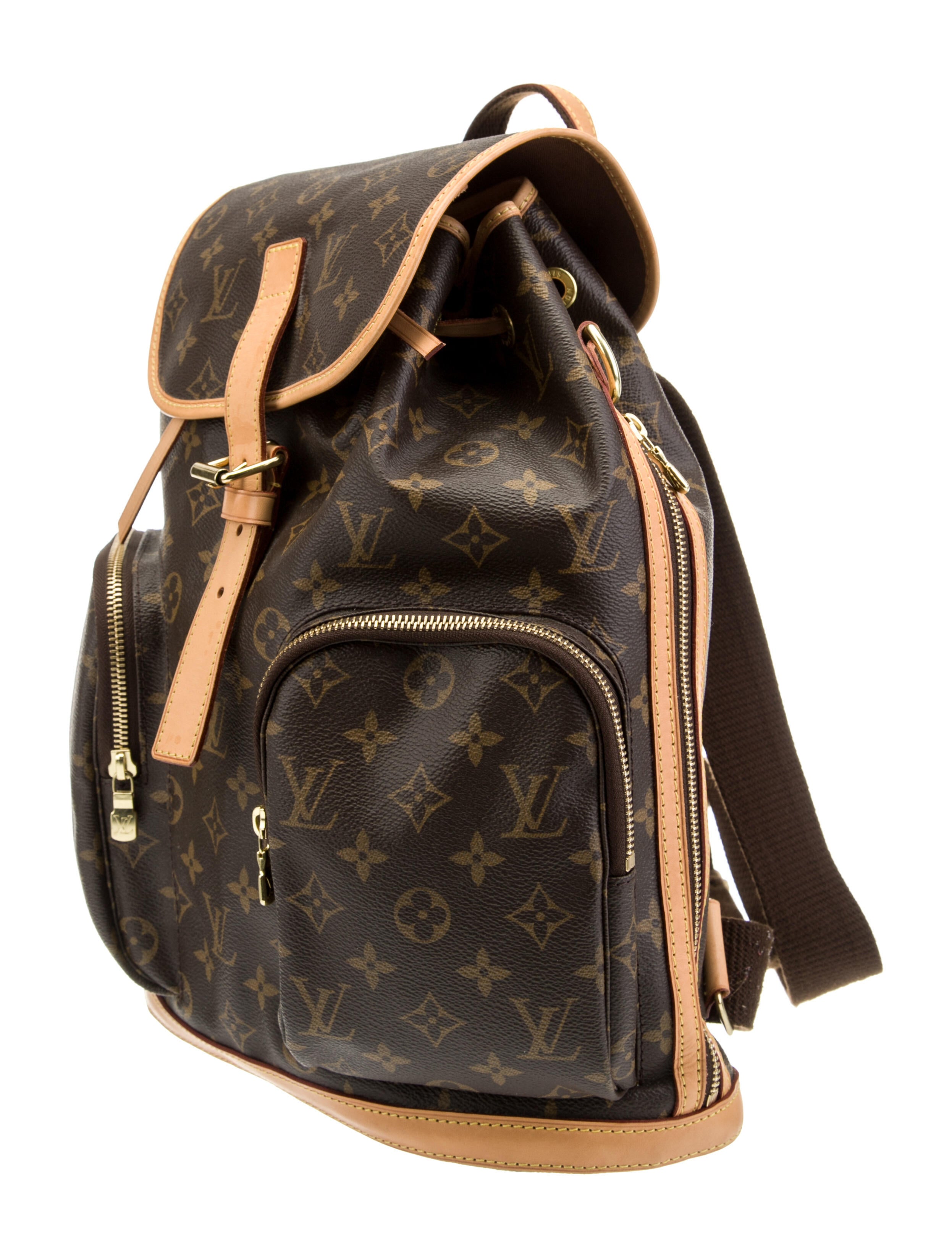 Louis Vuitton Monogram Bosphore Backpack Brown Backpacks, Handbags