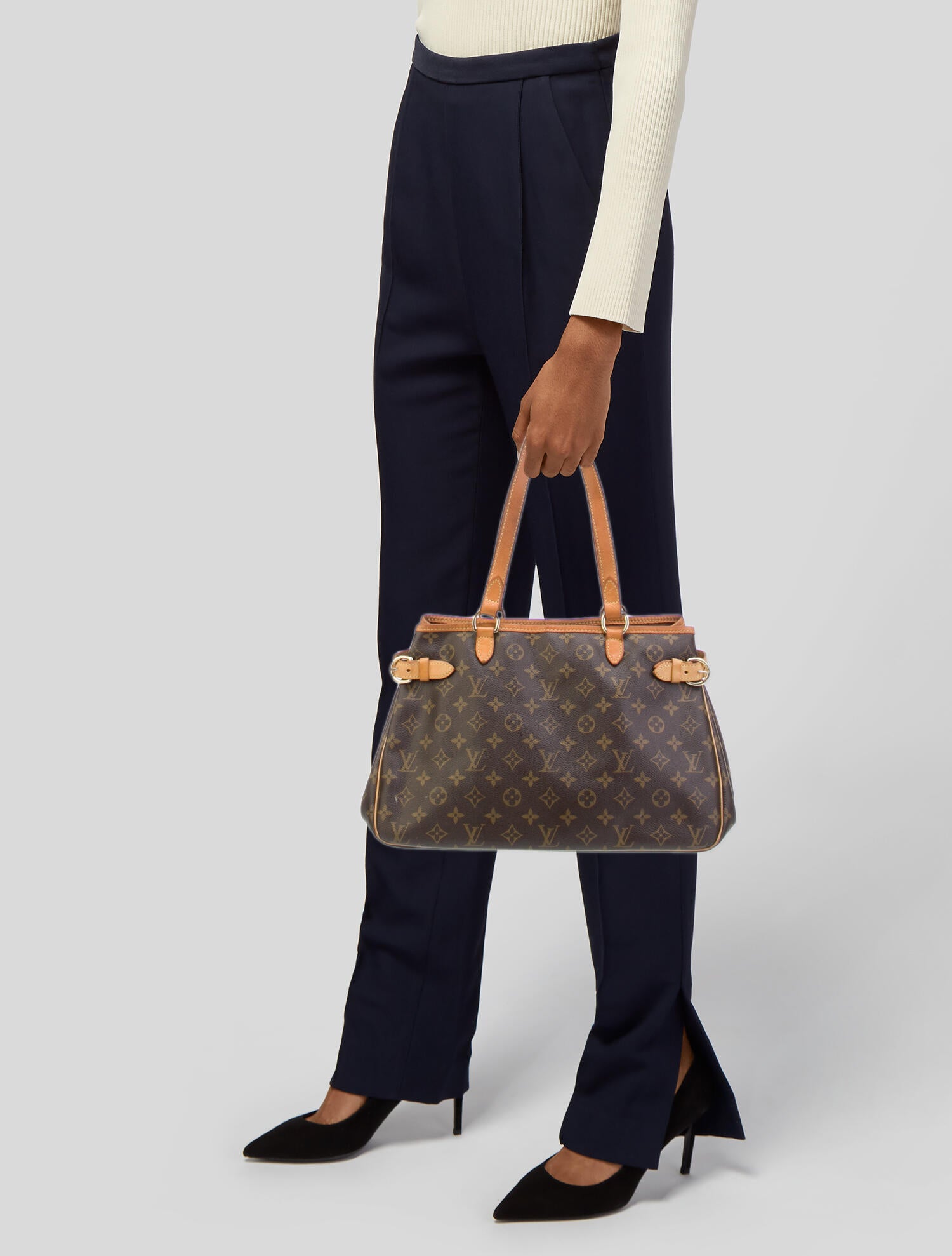 Louis Vuitton Coated Canvas Batignolles Horizontal Vintage