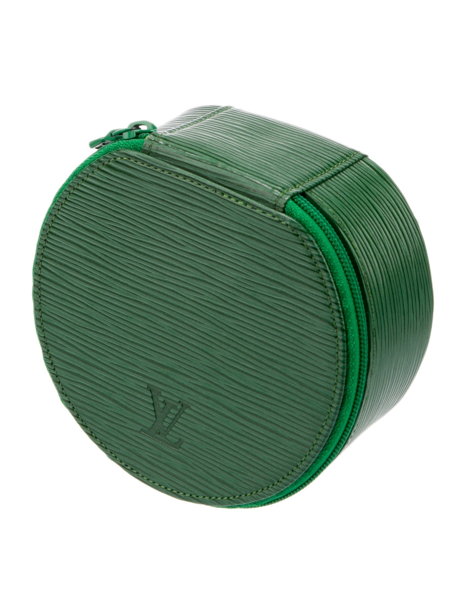 Louis Vuitton Ecrin Bijoux Epi Jewelry Case Green Bag Accessories