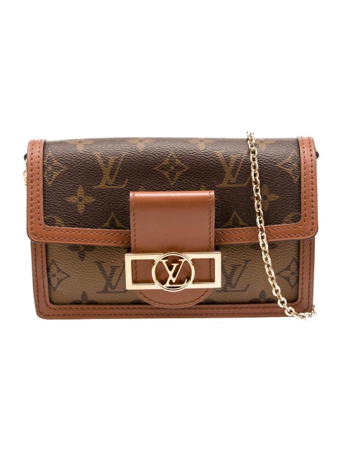 Louis Vuitton Monogram Reverse Dauphine Chain Wallet