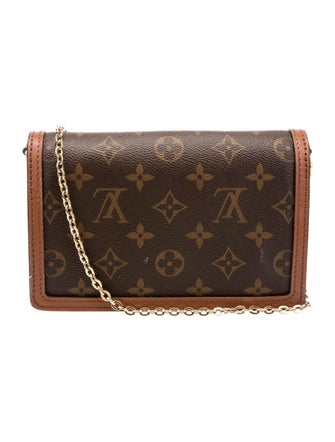 Louis Vuitton Monogram Reverse Dauphine Chain Wallet