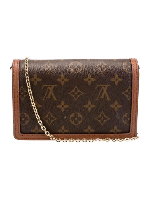 Louis Vuitton Monogram Reverse Dauphine Chain Wallet