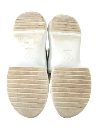 Louis Vuitton Leather Printed Chunky Sneakers