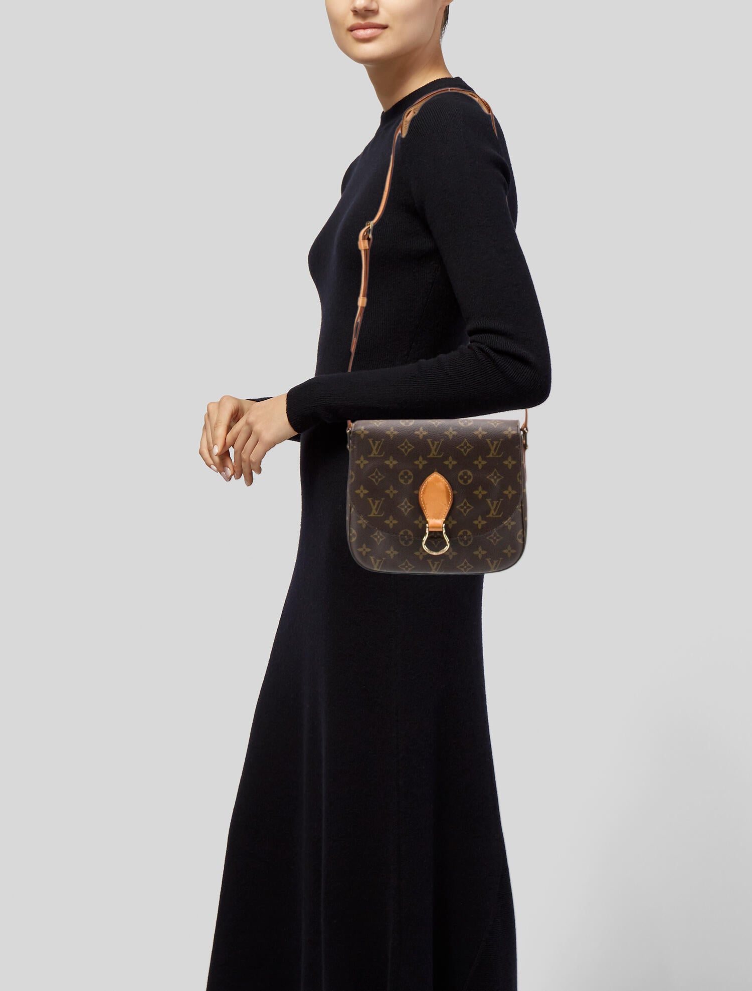Louis Vuitton Monogram Saint Cloud GM Brown Shoulder Bags, Handbags LOU813355 The RealReal