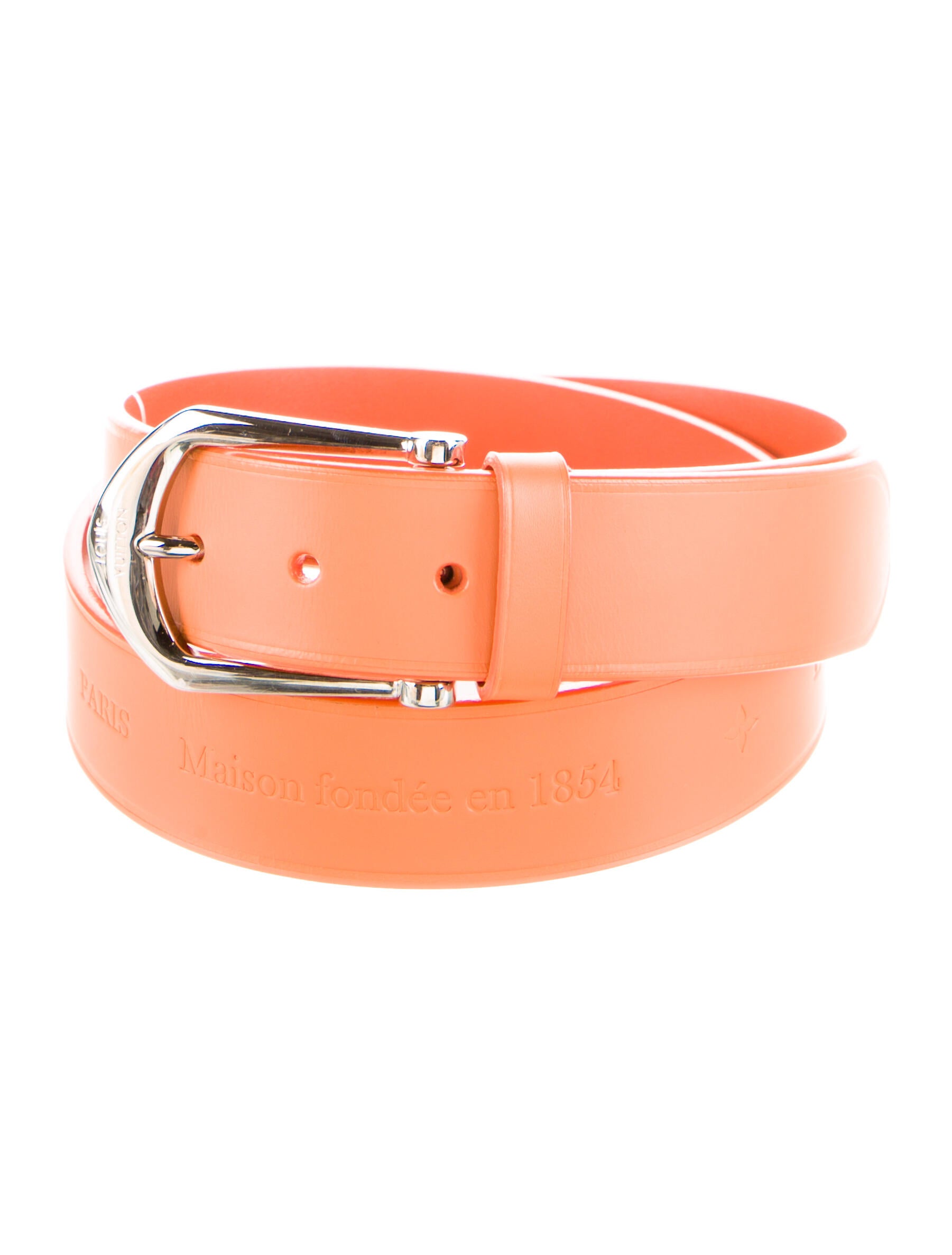 Louis Vuitton Maison Fondée en 1854 Leather Belt - Orange Belts,  Accessories - LOU815266 | The RealReal