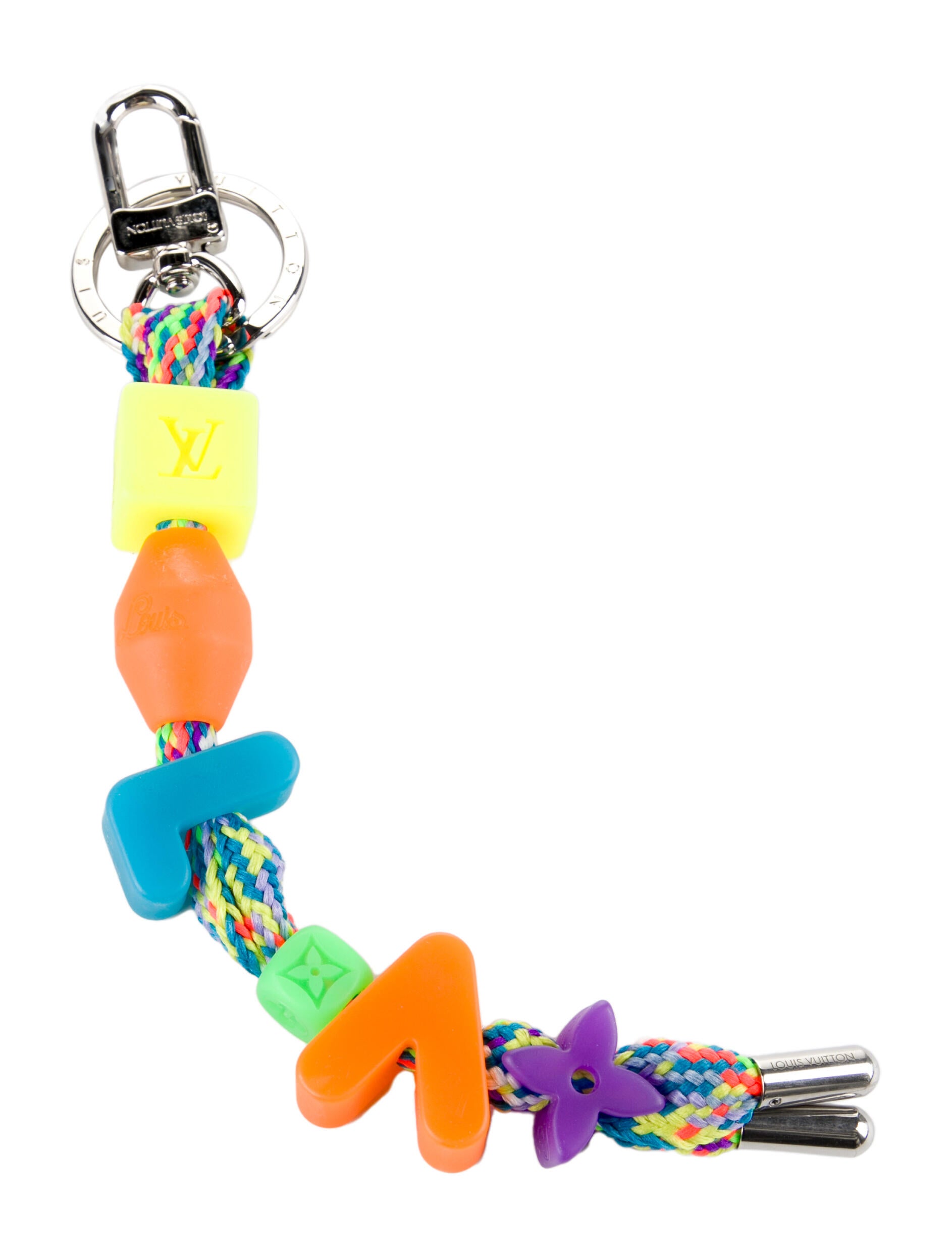 LOUIS VUITTON LV プレイ キーホルダー Louis Vuitton Play Bag Charm & Key Holder - Blue Keychains